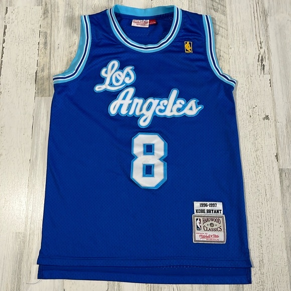Kobe Bryant Los Angles Lakers Blue Soul Swingman #8 Throwback Jersey. Small (36) - Picture 1 of 9